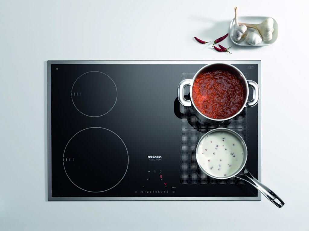 Sauces cooked using the miele induction cooktop