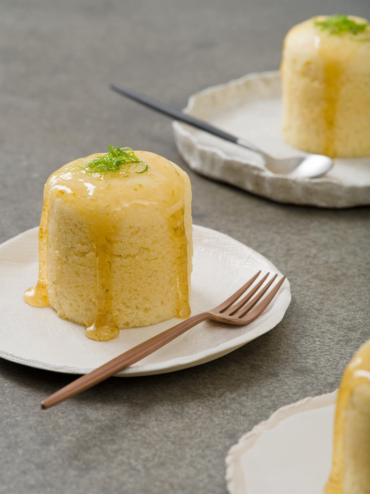 Steamed lime syrup cakes - Miele Experience Centre