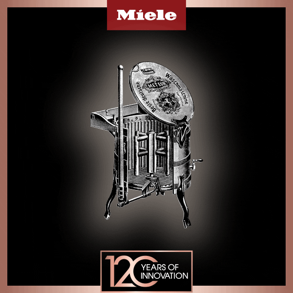 GIF of Miele's 120 years of innovation