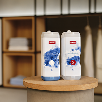 Miele UltraPhase 1 and Miele UltraPhase 2 take the guesswork out of dispensing detergent.