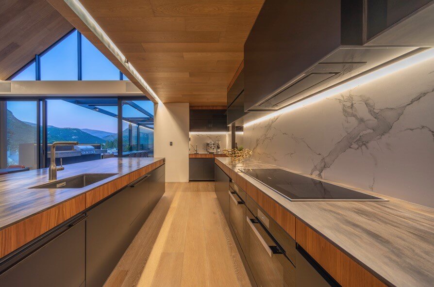 beautiful kitchen with sustainable materials and appliances
